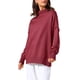 thumbnail image 4 of SUÉTER PULLOVER CHIC PARA MUJERES DE LARGA MANGA CON CUELLO ALTO SUELTO Y OVERSIZED, TOPS CASUAL 2025 2XL ROJO VINO, 4 of 6