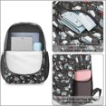 thumbnail image 4 of Police and Black Car Black Pattern 17" School Backpacks for Teens,Waterproof Oxford Fabric,S-Shape Padded Straps for School,Travel,Hiking,Camping, 4 of 6