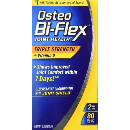 Osteo Bi-Flex Triple Strength + Vitamin D, Coated Tablets 80 ea