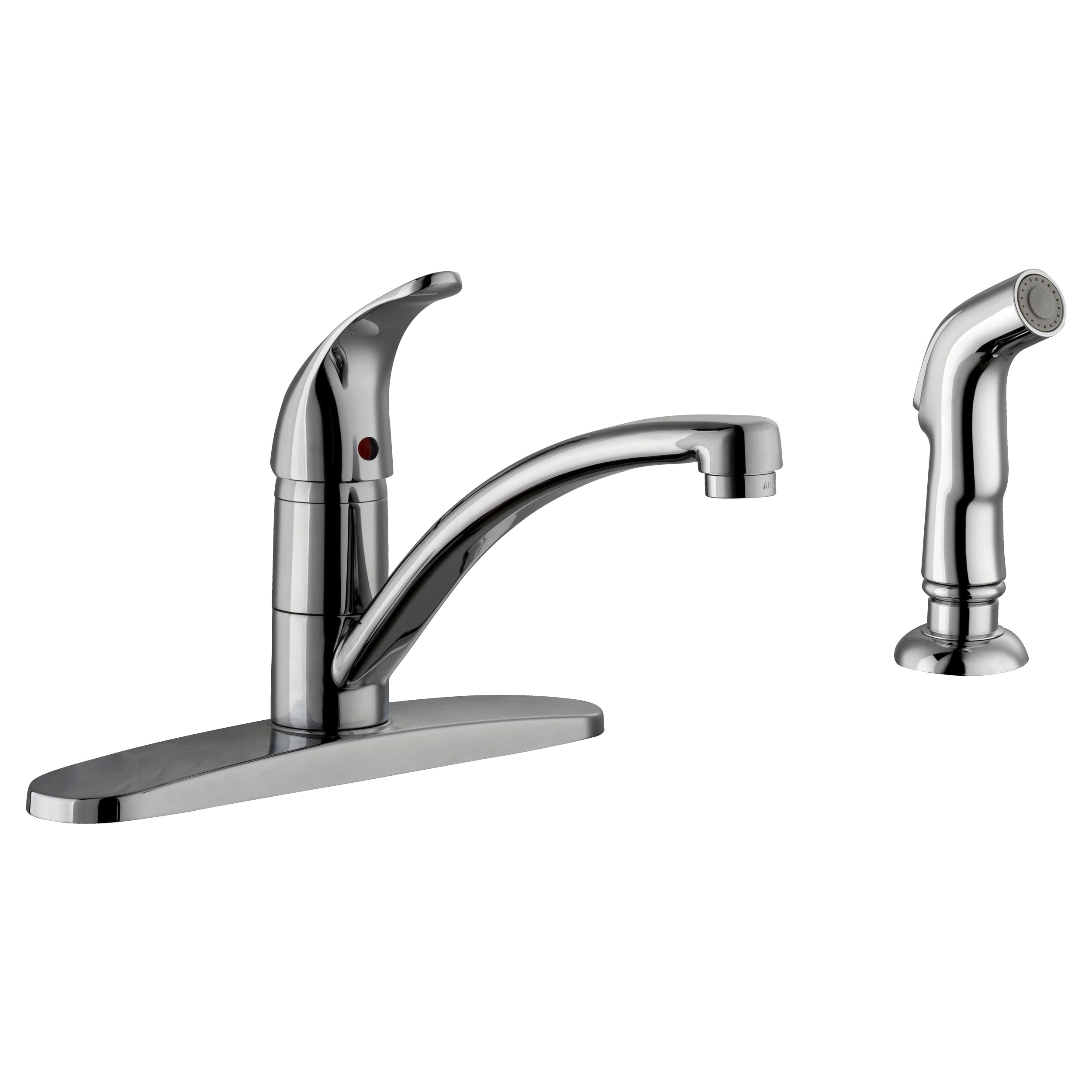 Design House 547281 Trenton 8" Single Handle Kitchen Faucet with Side