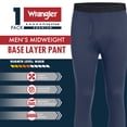 thumbnail image 5 of Wrangler Brushed Performance Baselayer Pants for Men, Recycled Polyester Thermal Underwear, M-2XL, 5 of 5