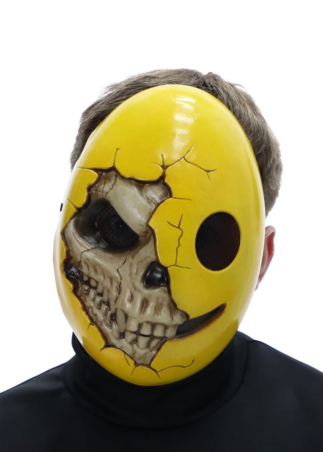 Way to Celebrate Adult Unisex Halloween Skully Smile Mask Costume Accessory