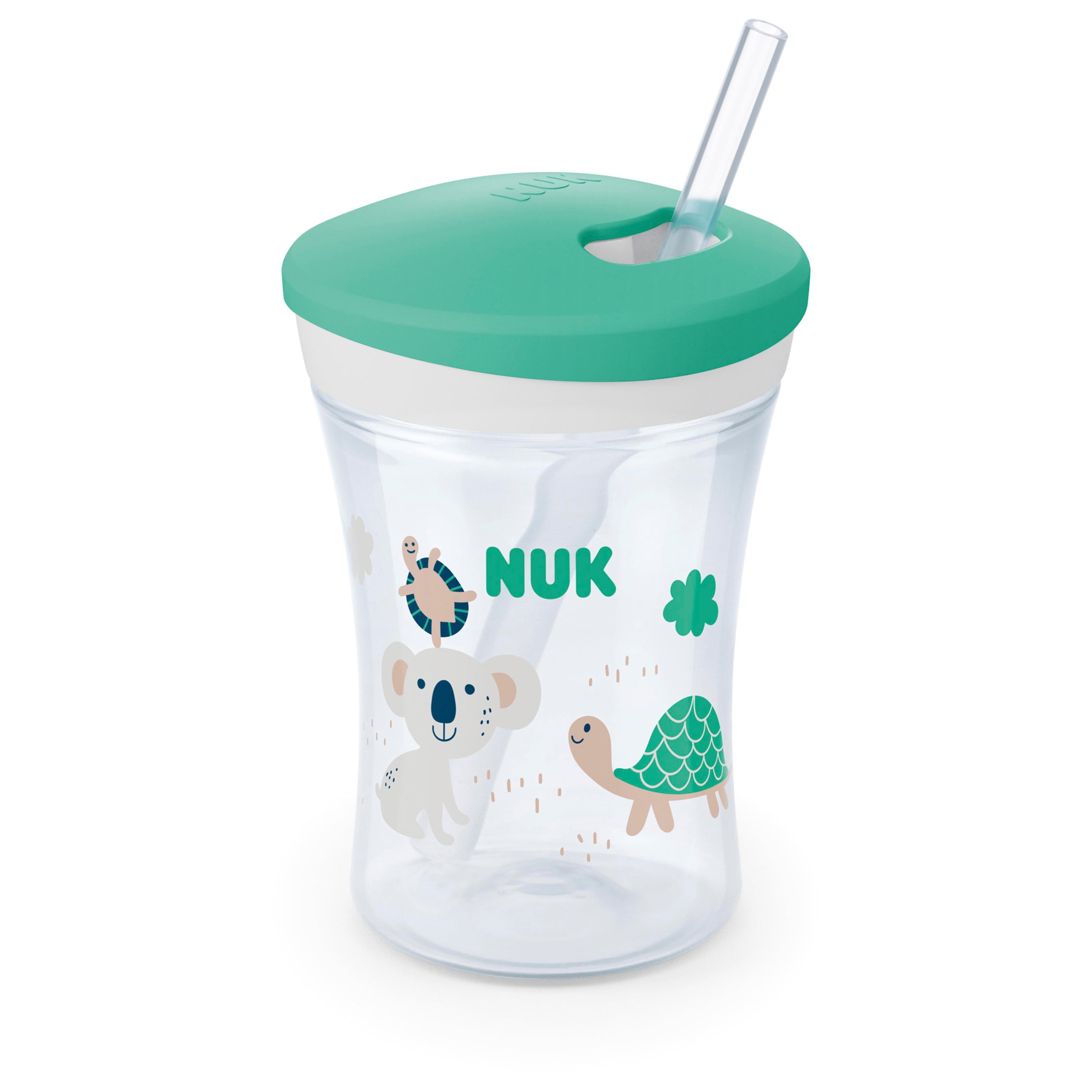 NUK Evolution Straw Cup, 8 oz (Hide 'N Seek Boy, 2 Pack)