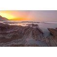 thumbnail image 2 of Palacios, J.A. 14x10 Gold Ornate Wood Framed with Double Matting Museum Art Print Titled - Sunrise beach 845, 2 of 4