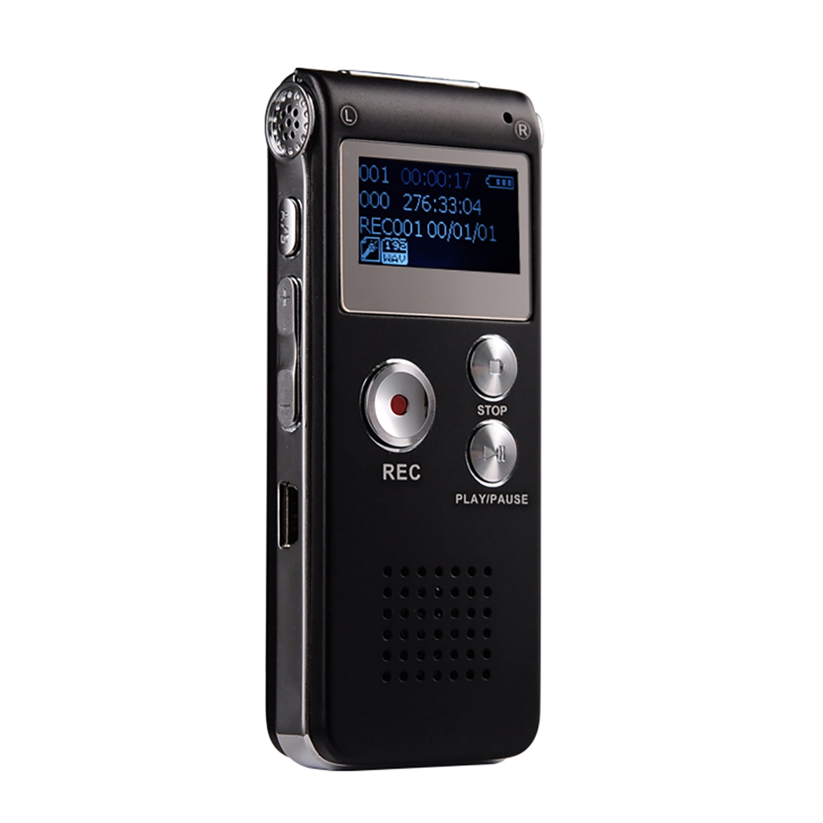 Voice Activated Mini 8GB Digital Sound Audio Recorders Dictaphone MP3 Player 