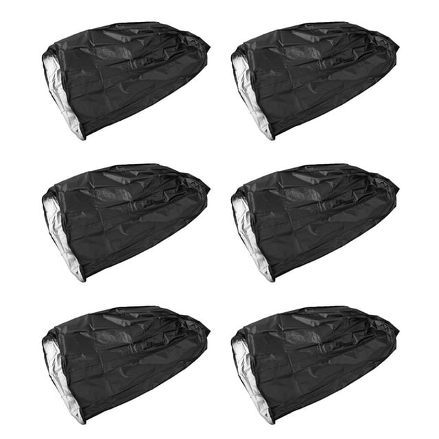 Housse de Chaise Imperméable 6X Protection de Meubles Empilables pour Patio Extérieur
