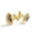 Color 3, variant on Men's Classic Stainless Steel, Pineapple Hawaii Palm Leaves Pattern Cufflinks Business Wedding Shirts, Golden