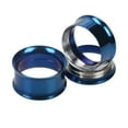 thumbnail image 2 of Pnellth 1Pc Ear Expander Skin-friendly Stainless Steel Double Flared Ear Gauges for Men Women Blue, 2 of 5