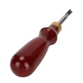 thumbnail image 3 of Leather Edge Creaser, Leathercraft Edge Skiving Beveler Retractable Tip Light Portable  For Wallets, 3 of 8
