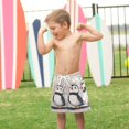 thumbnail image 4 of FORMRS Boys Swim Trunks Quick Dry Mesh Liner Boardshorts Sizes XS-XL, Cute Puffin, 4 of 7