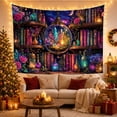 thumbnail image 3 of Apothecary Library Dark With Art Scene, Mystical Fantasy for Space Lovers, Galaxy Room Decor Room Accent, Valentine's Day Gift, Tapestry Wall Hanging for Bedroom and Dorm, 3 of 7