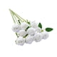 thumbnail image 2 of Monstrate 10 piezas de tela de simulación de flores artificiales de larga duración para el hogar, sala de estar, fiesta, plantas decorativas de flores Flores artificiales blanco Monstrate HA084570-07, 2 of 6