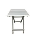 Ozark Trail Aluminum Camping Table, Silver
