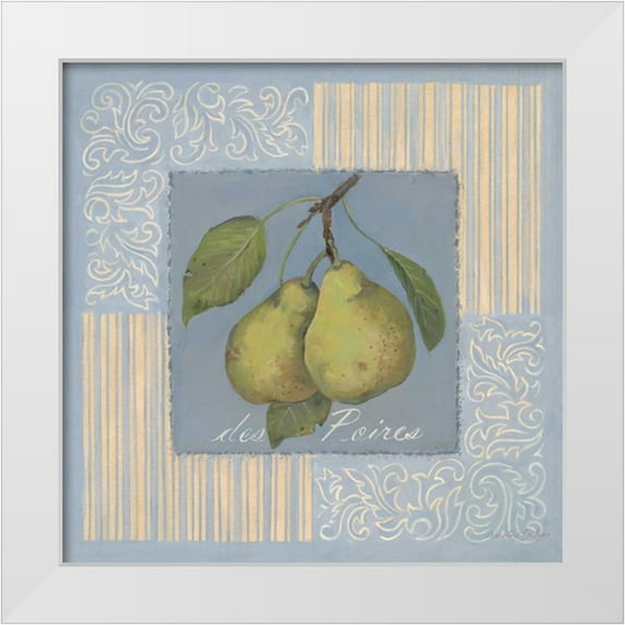 Phillips, Anita 12x12 White Modern Wood Framed Museum Art Print Titled - Des Poires