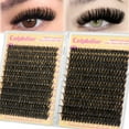 thumbnail image 1 of Eyelash Clusters calphdiar 60D+80D de grosor, 480 unidades, 10-18 mm, 1 of 6