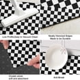 thumbnail image 3 of Black and White Small Checkered Pattern Kitchen Rug Mat,Kitchen Runner Rugs Non Skid Washable,Decorative Kitchen Floor Mats for Kitchen,Sink,Laundry,17"X47", 3 of 5