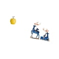 thumbnail image 5 of Art Figurine Porcelain Reindeer Fruit Sculpture Geometric Design for Living Room Home Office Fireplace Decor, 5 of 8