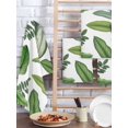 thumbnail image 2 of Green Leaves Kitchen Dish Towels for Drying Dishes Set of 4, Tropical Summer Botanical Watercolor Elegant Leaf Waffle Weave Microfiber Hand Tea Bathroom Towels Quick Dry & Absorbent Towel 15.7x23.6, 2 of 7