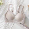 thumbnail image 1 of Ropa interior de apoyo suave de gelatina sin costuras para mujer, pecho pequeño, push up, sujetador de copa fija antiflacidez fino de verano, pecho grande y pequeño, 1 of 1