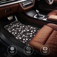 thumbnail image 6 of Yiaed Skeleton Print Carpet Floor Mats for Cars, Auto Accessories Front & Rear Car Floor Mats Car Floor Foot Mat Sets of 4 Pieces, 6 of 7