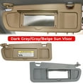 thumbnail image 7 of Car Sun Visor Shade For Honda Civic 2006 - 2009 2010 2011 Sunvisors Driver Side Passenger Side Left Right Side 83230-SNA-A01ZB, 7 of 7