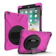 thumbnail image 4 of KIQ Shield Series for Apple iPad 6th Generation Cases iPad 5th Generation Case 9.7 Inch Shockproof Drop Protection Cover W/Kickstand A1893 / A1954 iPad Case 6th Generation - Hot Pink, 4 of 12