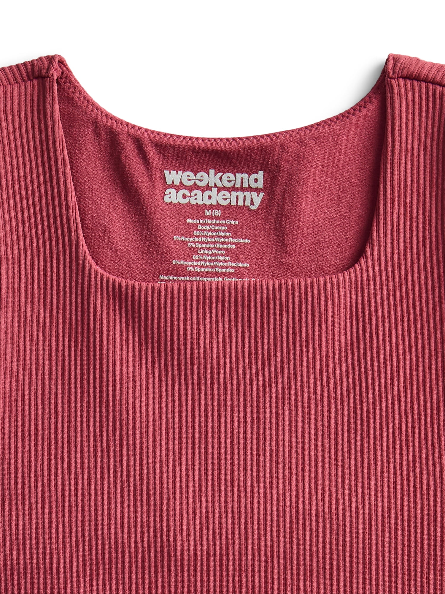 Weekend Academy Girls Seamless Tank Top, Sizes 4-18