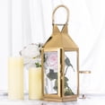 thumbnail image 2 of BalsaCircle 14" Gold Metal Lantern Candle Holder Wedding Party Centerpieces Decorations, 2 of 8