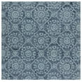 thumbnail image 2 of SAFAVIEH Abstract Permelia Geometric Wool Area Rug, Blue, 6' x 6' Square, 2 of 14