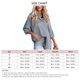 thumbnail image 5 of Blusa elegante de manga larga para mujer blusa de satén con patrón de piedra Color puro de moda de un solo pecho para oficina para mujer para cumpleaños ANGGREK Otros, 5 of 5