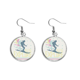 thumbnail image 1 of Colorful esqui invierno deporte ilustración Pendientes pendientes de plata colgantes joyas señora Unbranded M, 1 of 3