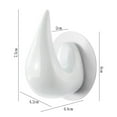 thumbnail image 2 of EIMELI Punch-Free Adhesive Hooks Entryway Decorative Key Hooks for Key Chain Handbag Towels, 2 of 2