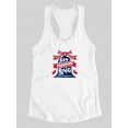 thumbnail image 3 of Let The Freedom Ring Racerback Tank Women -Image by Shutterstock, Female XX-Large, 3 of 4