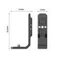 thumbnail image 3 of Lttoisl Magnetic Camera Mount Bracket for Insta360 X5 X4, Horizontal & Vertical Adapter Set, Aluminum Alloy Silicone, Action Camera Accessories, 1/4 Interface, 3 of 8