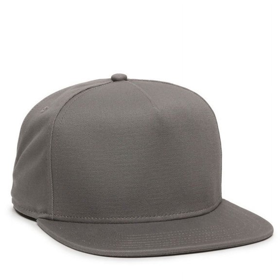 Outdoor Cap REDLBL102 Chino Cotton Twill Front Panels-Dark Grey