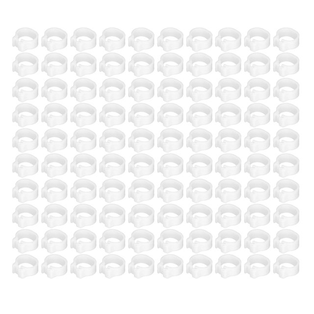 Pigeons Foot Poultry 8Mm Supplies Bands Plastic Rings Supply 100Pcs Pigeons Leg Rings 100Pcs Bag Poultry Chick for Poultry Feeders