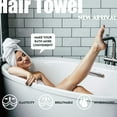 thumbnail image 5 of Ultra Absorbent Quick Drying Soft Hair Wrap Towel / Hair Turban, 5 of 5