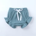 thumbnail image 3 of XIYNBAOK Girls Clothing Set Size 8 6 Year Old Girl Outfits Girls 4t Outfits Preppy Shirt and Golf Shorts Baby Girl 9-12 Months Clothes, Blue 12-18 Months, 3 of 5