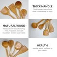 thumbnail image 5 of 1 Set of 4pcs Kitchen Tools Cooking Wood-made Utensil Kitchen Set for Family, 5 of 5