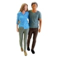 thumbnail image 2 of 1/64 Personajes Pequeña Pareja Figura Personas Mesa de Arena Escenario Diorama Accesorios Azul, 2 of 9