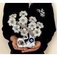 thumbnail image 3 of SURJDE Blue Evil Eye Turkish Nazar Money Fortune Tree Lucky Elephant Design Protection Gift Home Decor Ornament, 3 of 5