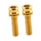 thumbnail image 5 of 2 piezas de tornillos de titanio para vástago de manillar de bicicleta M6, accesorio de repuesto para bicicleta M6 19, 5 of 8