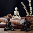 thumbnail image 4 of XunRui Figurines Simple Yet Elegant Skeleton Yoga Ornament Yoga Skul Character Ornament Ornament Skul Resin Crafts Small Ornament, 4 of 9