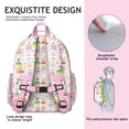 thumbnail image 5 of Princess Magic Pattern Backpack for School,Cute School Bag,Schoolbag with Adjustable Shoulder Straps & Padded Back,15.25"x11.5"x5.25", 5 of 5