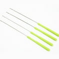 5PCS Plastic Handle Crochet Needle Hook for Hair Braiding, Crochet