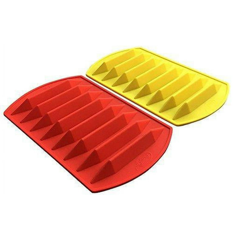 517F Crayon Mold Triangular Double Tipped 3D Crayon Silicone Mold
