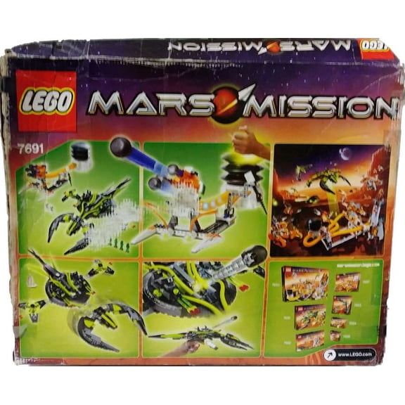 Pre-Owned Mars Mission EXT Alien Mothership Assault Set LEGO 7691 [Damaged Package]