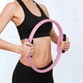 thumbnail image 4 of Pilates Ring Circle, 15 Inch Magic Fitness Circle for Toning Inner & Outer Thighs, Yoga Core Training, Bonus Workout Guide Included (Pink), 4 of 5