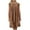 Brown, variant on Mgmyaa Girls Summer Dresses Kids Short Sleeve Casual Popover Midi Dress Pleated Front Sundress