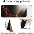 thumbnail image 2 of 2 Pack for iPhone 12 Pro Max 360 Degree Privacy Screen Protector Anti spy Tempered Glass Film Easy Installation Auto-Alignment Kit, Auto Dust-Elimination 6.7 inch, 2 of 9
